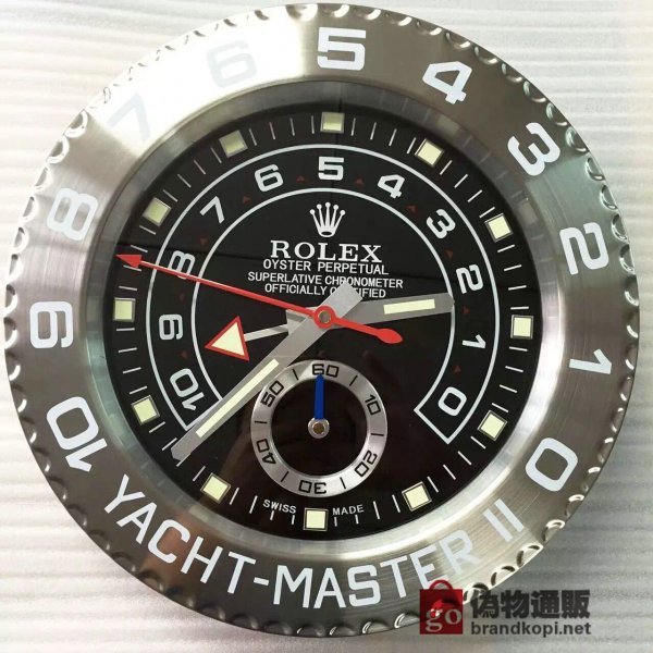 ☆ROLEX ロレックス 壁掛け時計 展示用掛け時計で安価な電波掛時計 インテリア＆キッチン のお洒落な掛け時計 上品☆GZ034