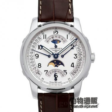 LONGINES ロンジン時計 サンティミエ コレクション レトログラード ムーンフェイズ【L2.764.4.73.0】 Sa