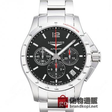 LONGINES ロンジン時計 コンクエスト クラシック クロノグラフ【L3.697.4.56.6】 Conquest Cla
