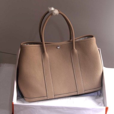 HERMES エルメス ガーデンパーティ 36 PM エトープ ネゴンダ(オールレザー型押し)GardenPartyBag006