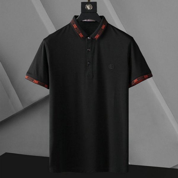 人気ブランド ポロシャツ メンズ 半袖 ビジネス 折り襟 Tシャツ polo009