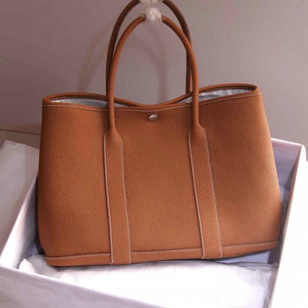 HERMES エルメス ガーデンパーティ 36 PM エトープ ネゴンダ(オールレザー型押し)GardenPartyBag010