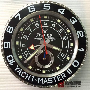 ☆ROLEX ロレックス 壁掛け時計 展示用掛け時計で安価な電波掛時計 インテリア＆キッチン のお洒落な掛け時計 上品☆GZ033