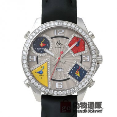 Jacob&co ジェイコブ 5タイムゾーン【JC-57DAD】 Five Time Zone【JC-57DAD】