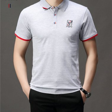 人気ブランド ポロシャツ メンズ 半袖 ビジネス 折り襟 Tシャツ polo021