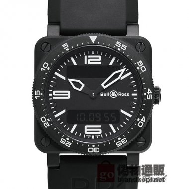 BELL＆ROSS ベル＆ロス 時計 BR03 タイプ アビエーション【BR03-AVIATION-CFB-R】 BR-03