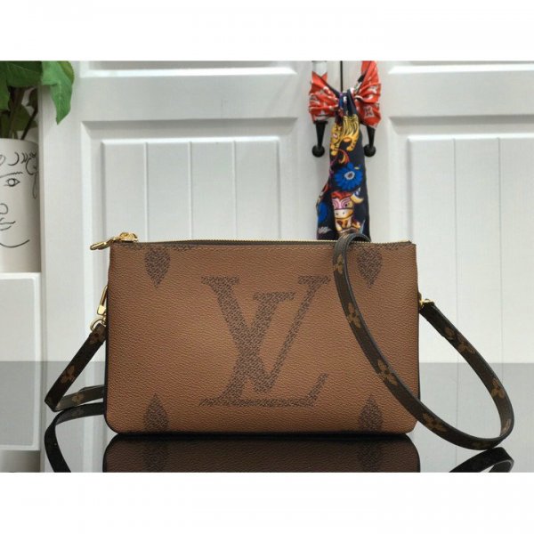 ルイヴィトン バッグ LOUIS VUITTON ダブルジップポ LV DOUBLE ZIP POCHETTE M68574DH