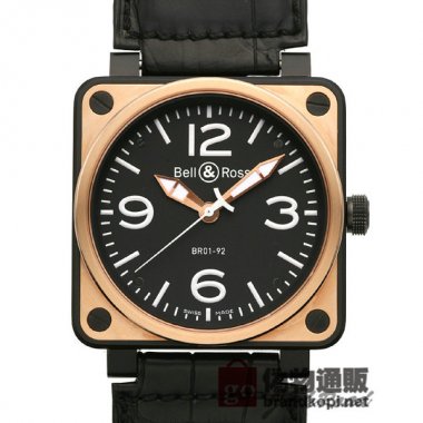 BELL＆ROSS ベル＆ロス 時計 BR01-92 ピンクゴールド カーボン【BR01-92PGC-AL】 BR01-92