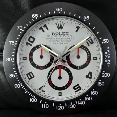☆ROLEX ロレックス 壁掛け時計 展示用掛け時計で安価な電波掛時計 インテリア＆キッチン のお洒落な掛け時計 上品☆GZ005