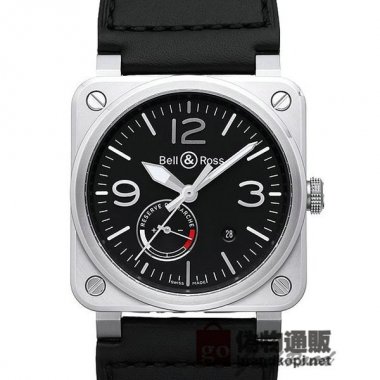 BELL＆ROSS ベル＆ロス 時計 BR03-97 パワーリザーブ【BR0397-BL-SI/SCA】 BR03-97 Po