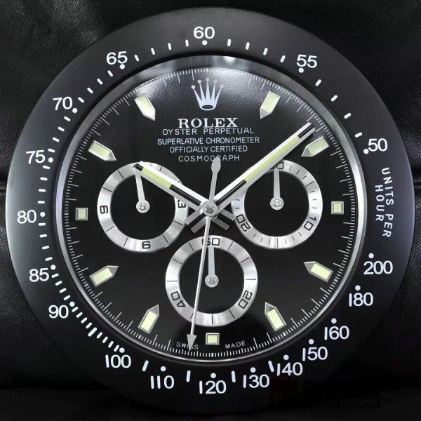 ☆ROLEX ロレックス 壁掛け時計 展示用掛け時計で安価な電波掛時計 インテリア＆キッチン のお洒落な掛け時計 上品☆GZ011