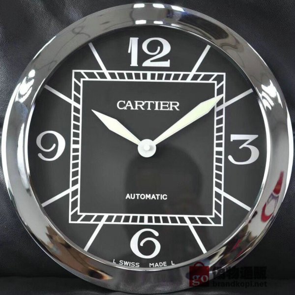 ☆CARTIER カルティエ 壁掛け時計 展示用掛け時計で安価な電波掛時計 インテリア＆キッチン のお洒落な掛け時計 上品☆GZ049