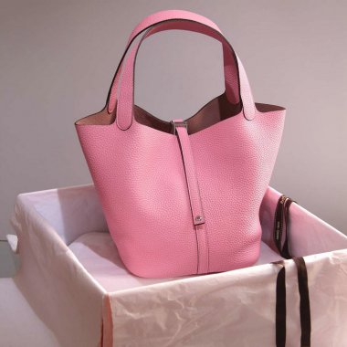 HERMES エルメス 21 トートバッグ カデナ付き MM ハンドバッグ ピコタンロックMM トリヨン シルバー金具H1048-002