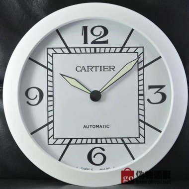 ☆CARTIER カルティエ 壁掛け時計 展示用掛け時計で安価な電波掛時計 インテリア＆キッチン のお洒落な掛け時計 上品☆GZ051