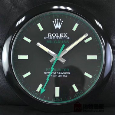 ☆ROLEX ロレックス 壁掛け時計 展示用掛け時計で安価な電波掛時計 インテリア＆キッチン のお洒落な掛け時計 上品☆GZ037