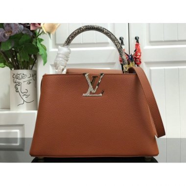 ルイヴィトン バッグ LOUIS VUITTON カプチーノ LV CAPUCINES PM N92800LT