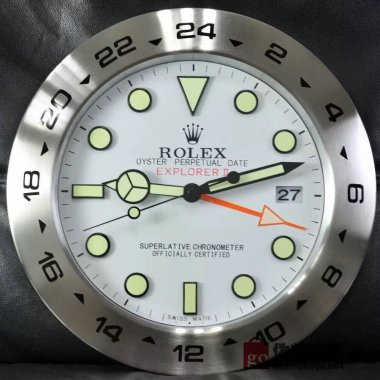 ☆ROLEX ロレックス 壁掛け時計 展示用掛け時計で安価な電波掛時計 インテリア＆キッチン のお洒落な掛け時計 上品☆GZ007