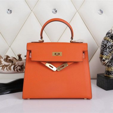HERMES エルメス ケリーバッグ 人気！2WAY ショルダーバッグ HERMES Kelly ケリーバッグ レザー ゴールド金具Kelly019