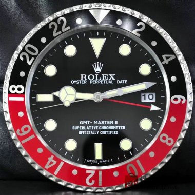 ☆ROLEX ロレックス 壁掛け時計 展示用掛け時計で安価な電波掛時計 インテリア＆キッチン のお洒落な掛け時計 上品☆GZ026