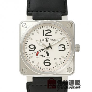 BELL＆ROSS ベル＆ロス 時計 BR01-97 パワーリザーブ【BR01-97W-CA】 BR01-97 Power R