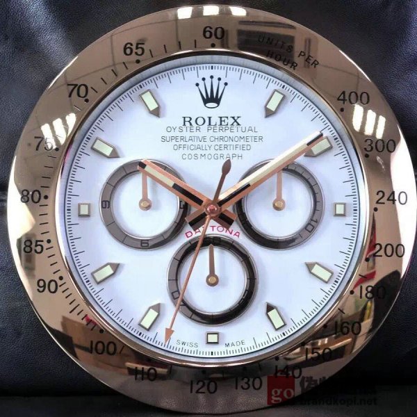 ☆ROLEX ロレックス 壁掛け時計 展示用掛け時計で安価な電波掛時計 インテリア＆キッチン のお洒落な掛け時計 上品☆GZ016