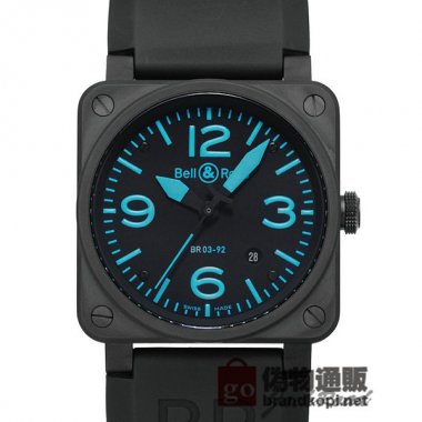 BELL＆ROSS ベル＆ロス 時計 BR03-92 ブルー【BR03-92BLUE-R】 BR03-92 Blue【BR03