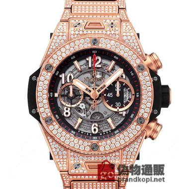 HUBLOT ウブロ ビッグバン ウニコ キングゴールド パヴェ ブレスレット【411.OX.1180.OX.3704】 Bi