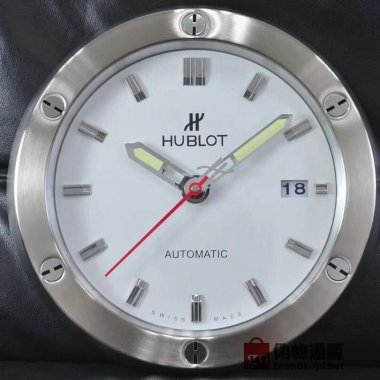 ☆HUBLOT ウブロ壁掛け時計 展示用掛け時計で安価な電波掛時計 インテリア＆キッチン のお洒落な掛け時計 上品☆GZ057