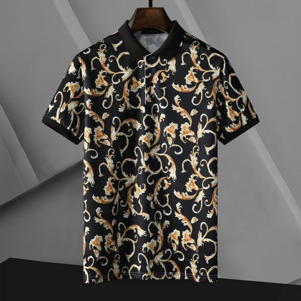 人気ブランド ポロシャツ メンズ 半袖 ビジネス 折り襟 Tシャツ polo081