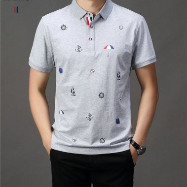 人気ブランド ポロシャツ メンズ 半袖 ビジネス 折り襟 Tシャツ polo024