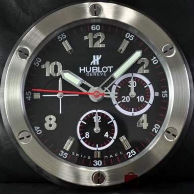 ☆HUBLOT ウブロ壁掛け時計 展示用掛け時計で安価な電波掛時計 インテリア＆キッチン のお洒落な掛け時計 上品☆GZ062
