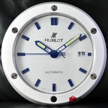 ☆HUBLOT ウブロ壁掛け時計 展示用掛け時計で安価な電波掛時計 インテリア＆キッチン のお洒落な掛け時計 上品☆GZ059