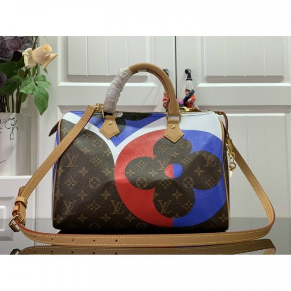 ルイヴィトン バッグ LOUIS VUITTON クイックバドリエゲーム30 LV GAME ON SPEEDY BANDOULIERE 30 M57451