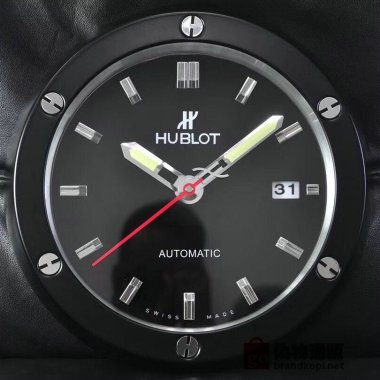 ☆HUBLOT ウブロ壁掛け時計 展示用掛け時計で安価な電波掛時計 インテリア＆キッチン のお洒落な掛け時計 上品☆GZ056