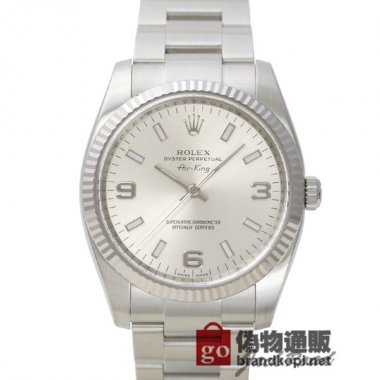 ROLEX ロレックス エアキング ホワイトゴールドベゼル【114234】 Air-King【114234】