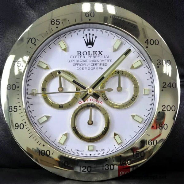 ☆ROLEX ロレックス 壁掛け時計 展示用掛け時計で安価な電波掛時計 インテリア＆キッチン のお洒落な掛け時計 上品☆GZ013
