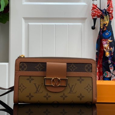 ルイヴィトン財布 Louis Vuitton LV DAUPHINE WALLET ドーフィン 財布 M69162DF
