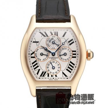 CARTIER カルティエ時計 トーチュ 2タイムゾーン 永久カレンダー【W1542851】 Tortue 2Time Zon
