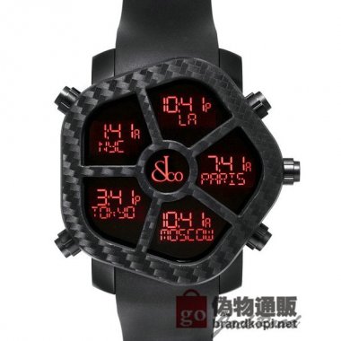 Jacob&co ジェイコブ デジタル 5タイムゾーン ゴースト【JC-GST-CBN】 Digital Five Time Z