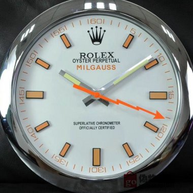 ☆ROLEX ロレックス 壁掛け時計 展示用掛け時計で安価な電波掛時計 インテリア＆キッチン のお洒落な掛け時計 上品☆GZ040