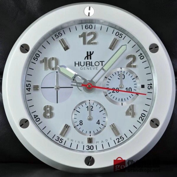 ☆HUBLOT ウブロ壁掛け時計 展示用掛け時計で安価な電波掛時計 インテリア＆キッチン のお洒落な掛け時計 上品☆GZ060