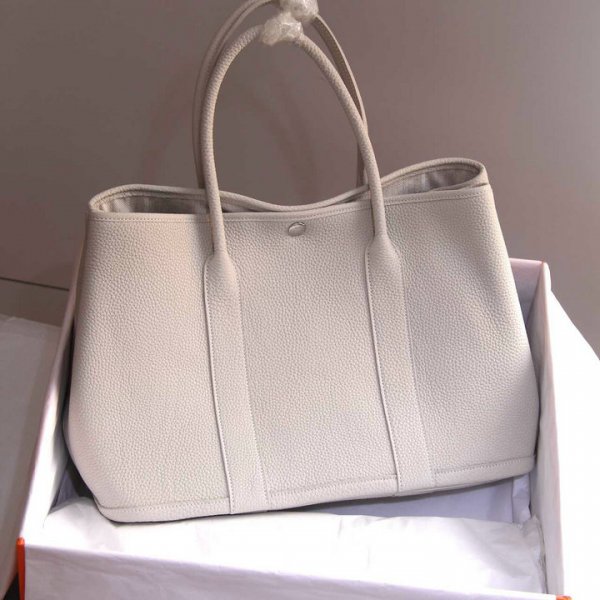 HERMES エルメス ガーデンパーティ 36 PM エトープ ネゴンダ(オールレザー型押し)GardenPartyBag004