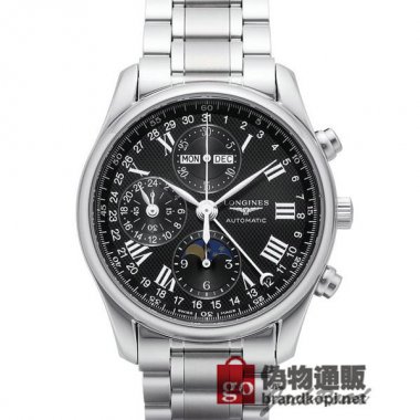 LONGINES ロンジン時計 マスターコレクション クロノグラフ ムーンフェイズ【L2.673.4.51.6】 Master