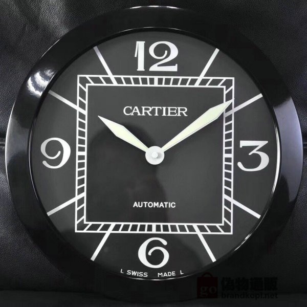 ☆CARTIER カルティエ 壁掛け時計 展示用掛け時計で安価な電波掛時計 インテリア＆キッチン のお洒落な掛け時計 上品☆GZ047