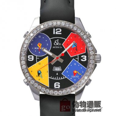 Jacob&co ジェイコブ 5タイムゾーン【JC-11D】 Five Time Zone【JC-11D】