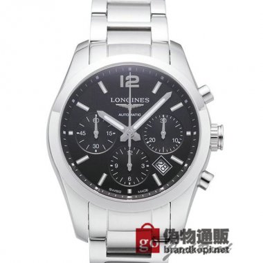 LONGINES ロンジン時計 コンクエスト クラシック クロノグラフ【L2.786.4.56.6】 Conquest Cla