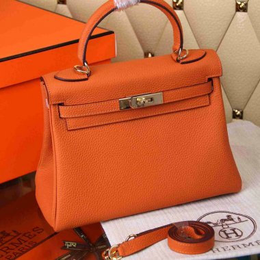 HERMES エルメス ケリーバッグ 人気！2WAY ショルダーバッグ HERMES Kelly ケリーバッグ レザー ゴールド金具Kelly003