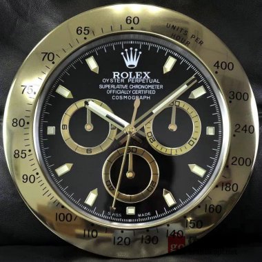 ☆ROLEX ロレックス 壁掛け時計 展示用掛け時計で安価な電波掛時計 インテリア＆キッチン のお洒落な掛け時計 上品☆GZ012