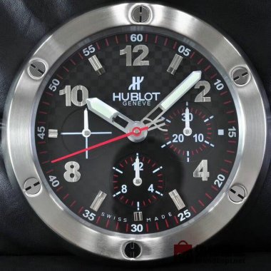 ☆HUBLOT ウブロ壁掛け時計 展示用掛け時計で安価な電波掛時計 インテリア＆キッチン のお洒落な掛け時計 上品☆GZ064