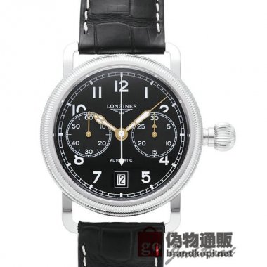 LONGINES ロンジン時計 ヘリテージ アヴィゲーション オーバーサイズ クロノグラフ【L2.783.4.53.2】 He